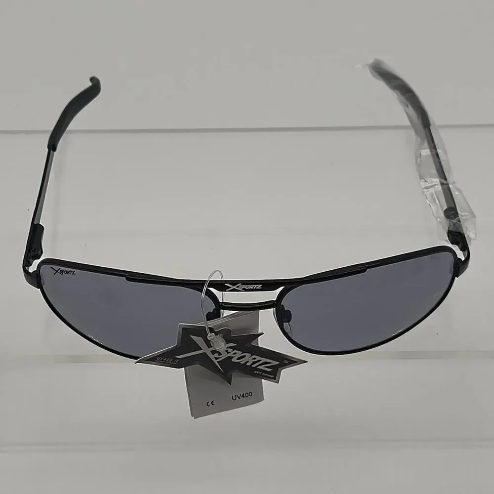 411 xsportz black sunglasses with